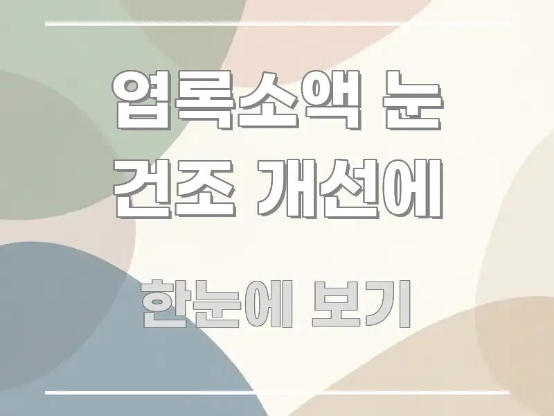 엽록소액 눈 건조 개선에 정보 이미지 엽록소액 눈 건조 개선에 이해하기 쉬운 핵심 요약 디자인 카드 - 설명을 돕는 이미지