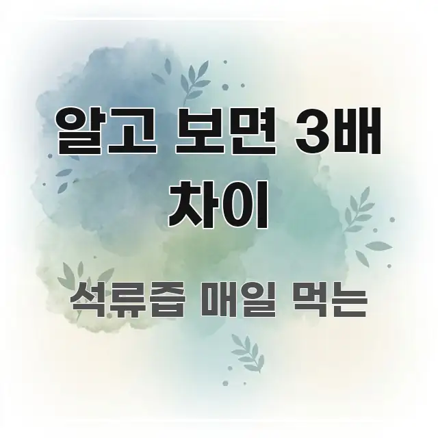 알고 보면 3배 차이 핵심 요약 알고 보면 3배 차이 꼭 필요한 정보만 담은 콘텐츠 요약 표지 이미지 - 활용 예시 이미지