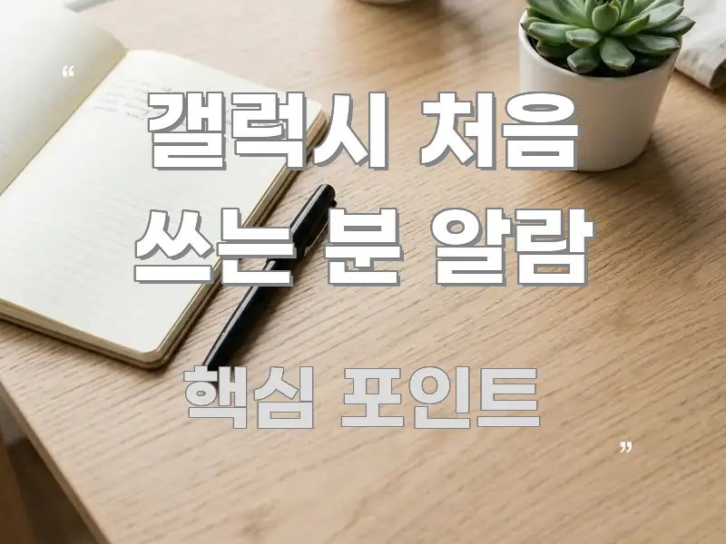 갤럭시 처음 쓰는 분 알람 중요 내용만 뽑은 텍스트 기반 블로그 이미지 - 본문 내용과 연관된 이미지