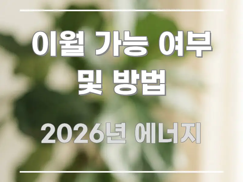 이월 가능 여부 및 방법 주요 포인트를 요약한 가독성 높은 정보 이미지