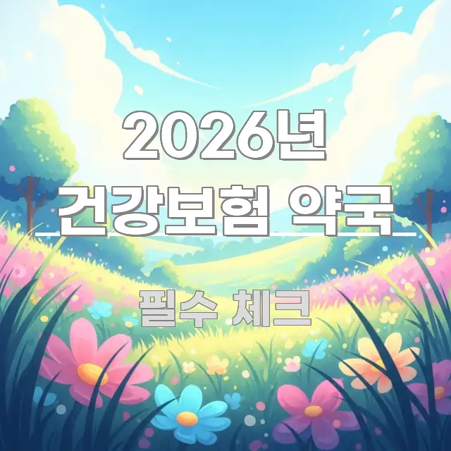 2026년 건강보험 약국 정보 이미지 2026년 건강보험 약국 전문적으로 분석한 핵심 정보 비주얼 - 본문 내용과 연관된 이미지