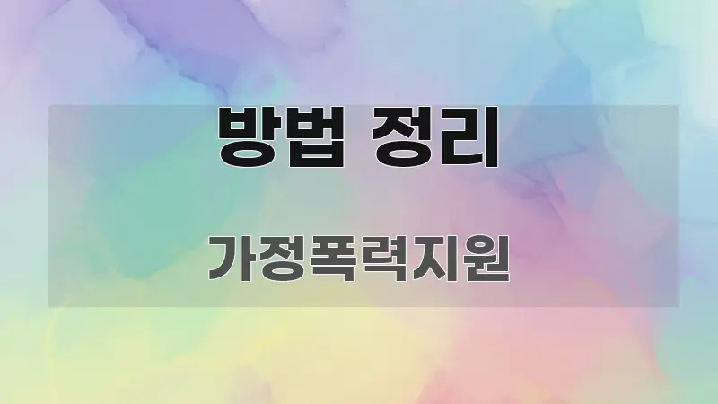 방법 정리 꼭 알아야 할 정보를 담은 미니멀 블로그 썸네일 - 본문 내용과 연관된 이미지