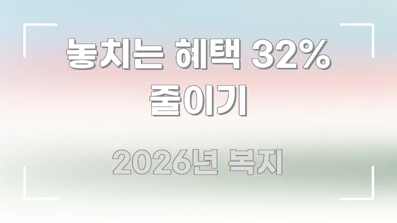놓치는 혜택 32% 줄이기 요점만 뽑아낸 모던 카드뉴스 디자인