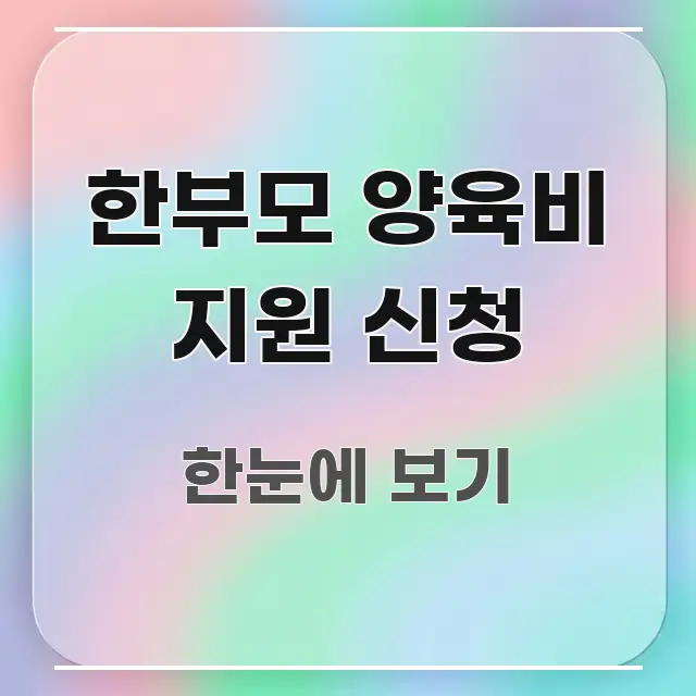 한부모 양육비 지원 신청 신뢰할 수 있는 정보를 담은 미니멀 블로그 썸네일 - 글 흐름을 돕는 시각 자료