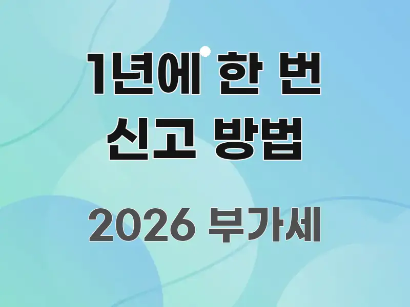 1년에 한 번 신고 방법 독자를 위해 선별한 카드뉴스 스타일 이미지 - 글 흐름을 돕는 시각 자료