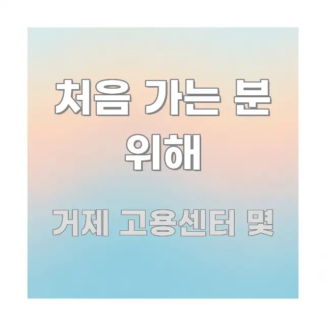 처음 가는 분 위해 직관적으로 이해되는 깔끔한 인포그래픽 표지