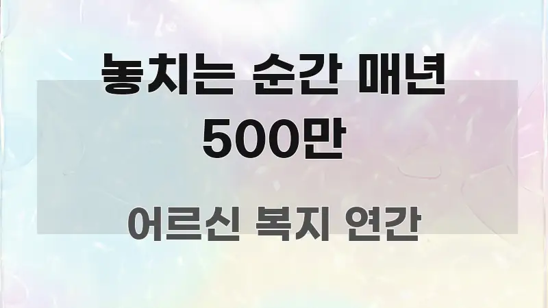 놓치는 순간 매년 500만 가독성 높게 정리한 정보 정리 카드 이미지 - 독자 이해를 위한 이미지