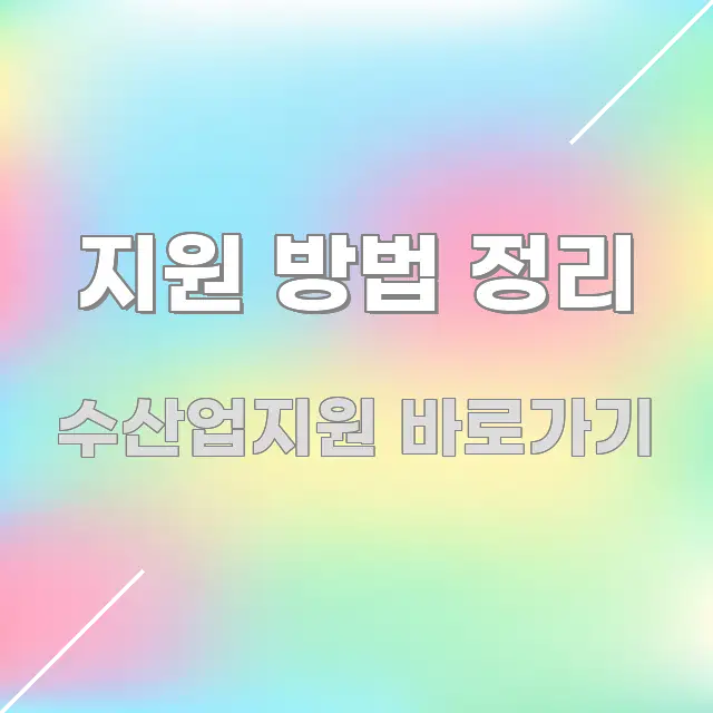 지원 방법 정리 핵심만 담은 블로그 섹션 구분 이미지 - 활용 예시 이미지
