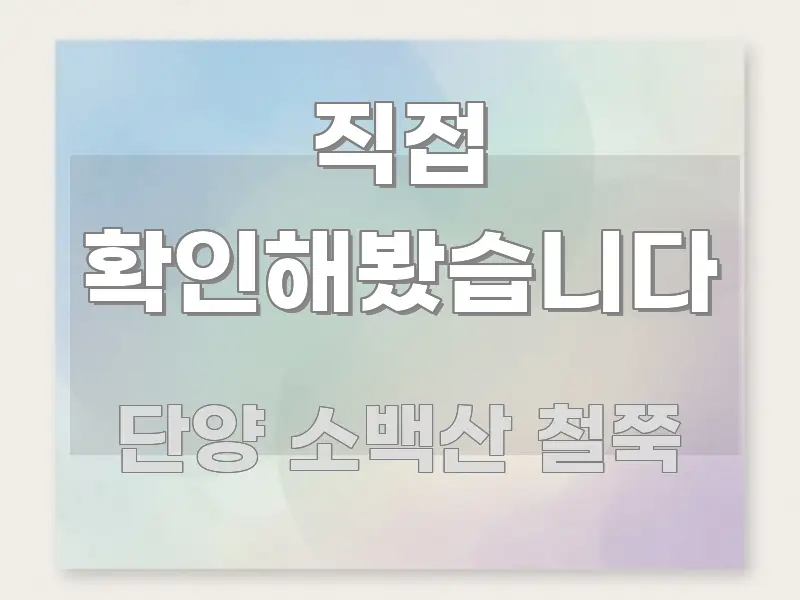 직접 확인해봤습니다 효율적으로 구성된 콘텐츠 요약 표지 이미지 - 본문 내용과 연관된 이미지