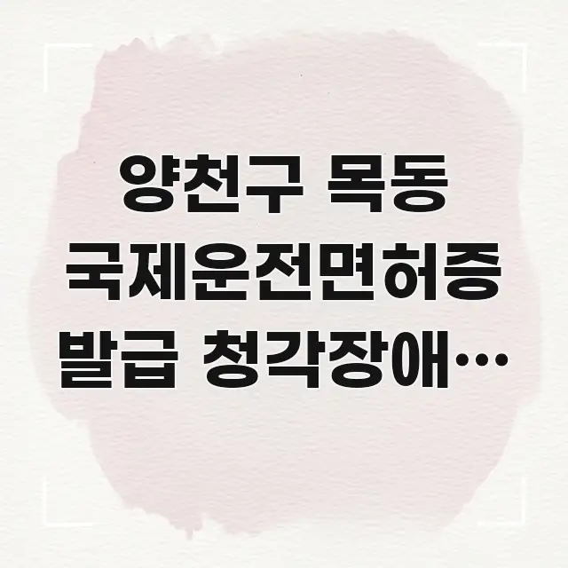 양천구 목동 국제운전면허증 발급 청각장애인 | 시선을 사로잡는 모던 카드뉴스 디자인 - 독자 이해를 위한 이미지