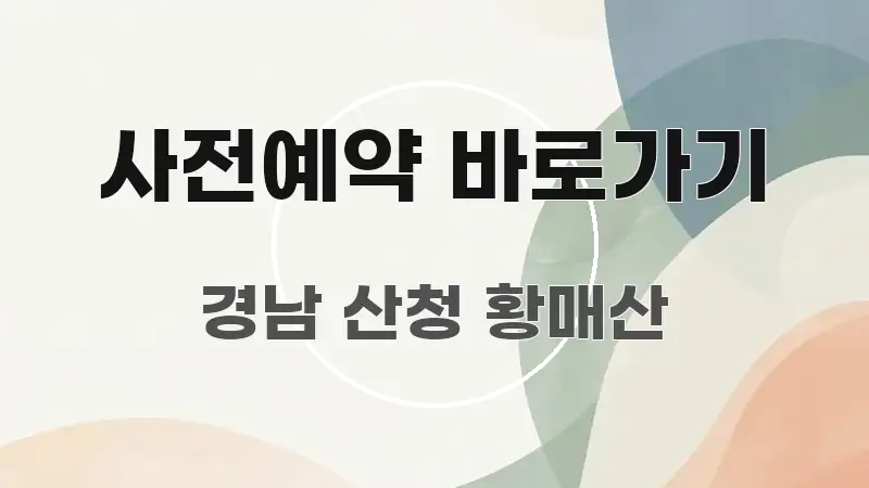 사전예약 바로가기 꼭 필요한 정보만 담은 포스트 대표 비주얼 이미지 - 본문 내용과 연관된 이미지