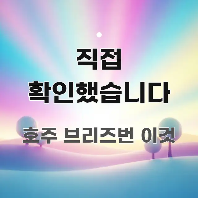 직접 확인했습니다 요점만 뽑아낸 정보 카드 디자인 이미지