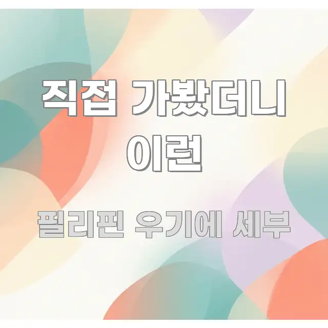 직접 가봤더니 이런 한눈에 들어오는 카드뉴스 스타일 이미지 - 참고용 이미지