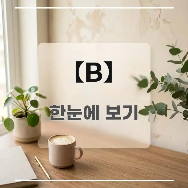 【B】 신뢰할 수 있는 정보를 담은 콘텐츠 요약 표지 이미지 - 활용 예시 이미지