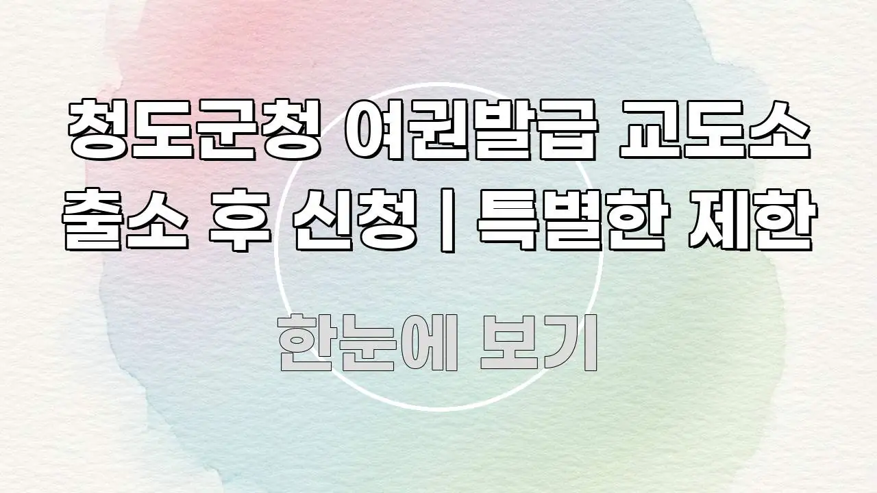 청도군청 여권발급 교도소 출소 후 신청 | 특별한 제한 흥미롭게 구성한 정보 요약 인포그래픽 이미지 - 참고용 이미지