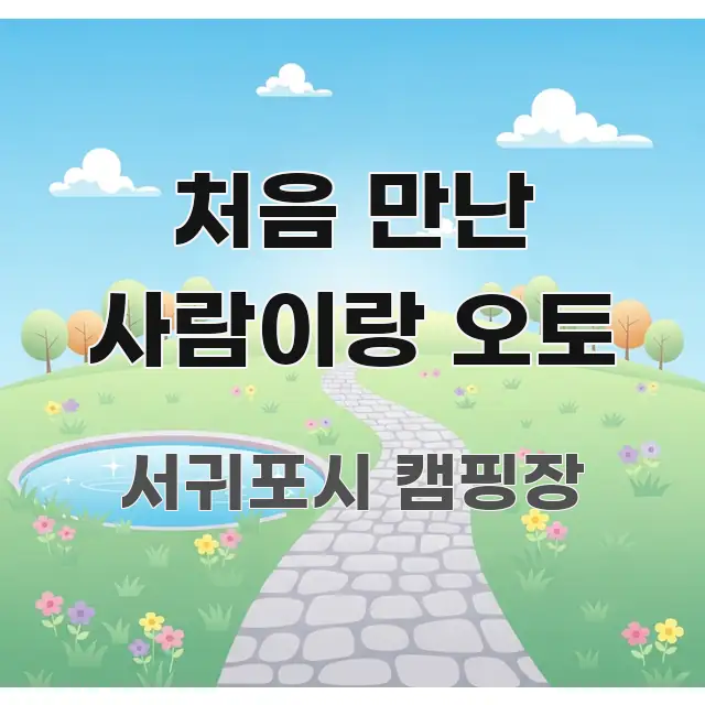처음 만난 사람이랑 오토 한눈에 보기 좋게 요약한 모던 카드뉴스 디자인 - 내용 요약을 위한 이미지