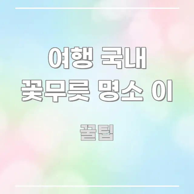 여행 국내 꽃무릇 명소 이 실용적으로 정리한 읽기 좋은 정보 카드 - 설명을 돕는 이미지