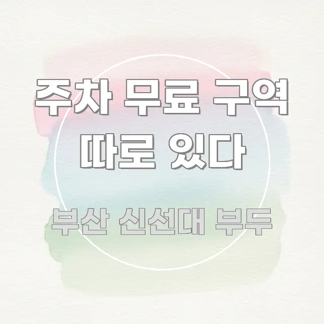 주차 무료 구역 따로 있다 전문적으로 분석한 스마트 정보 카드 - 내용 요약을 위한 이미지
