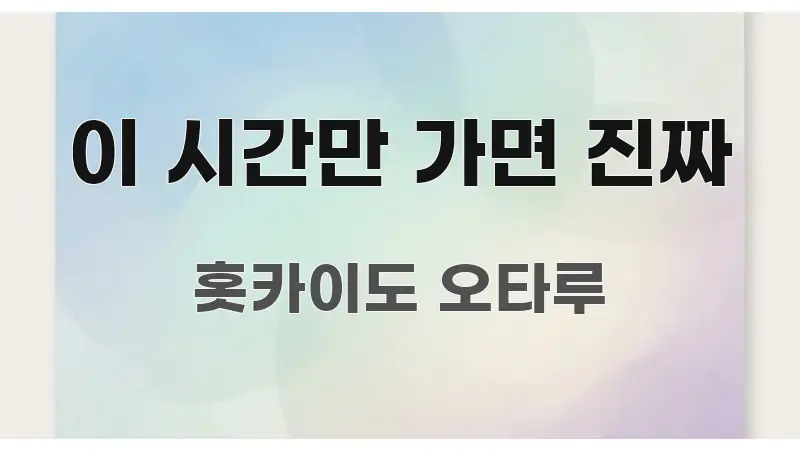 이 시간만 가면 진짜 핵심 요점 중심의 핵심 정보 비주얼