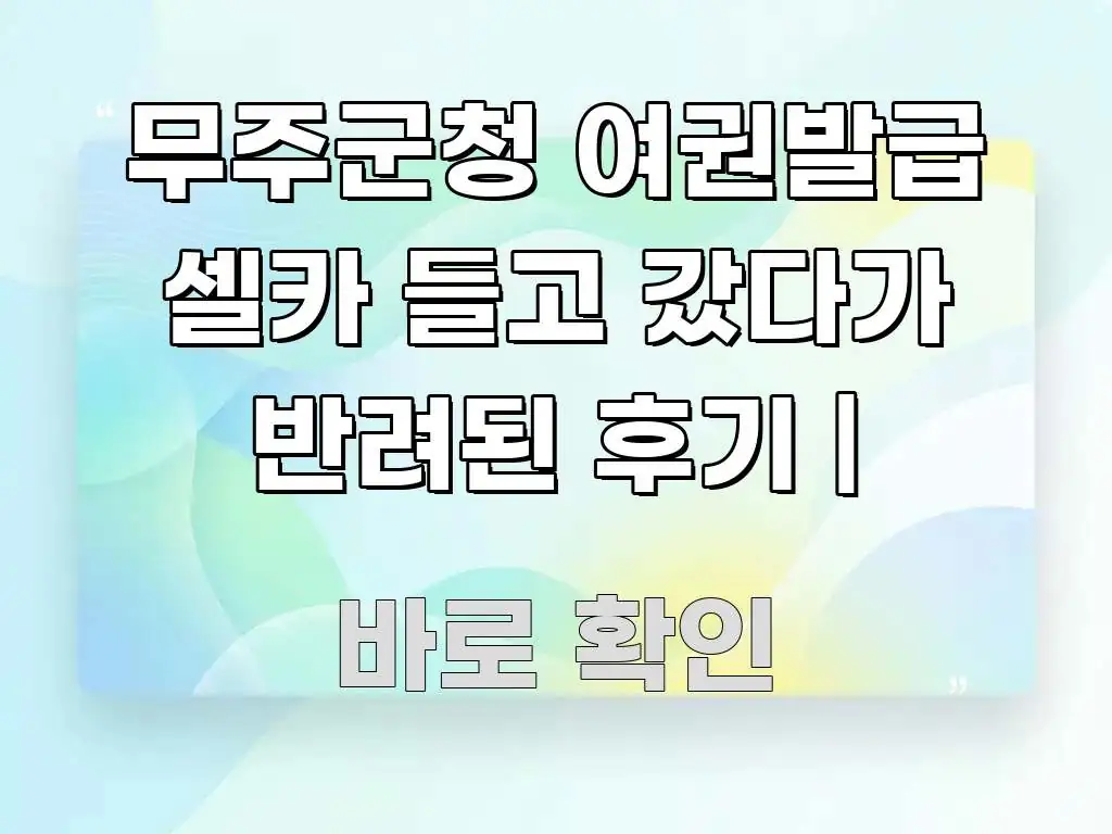 무주군청 여권발급 셀카 들고 갔다가 반려된 후기 | 흐름을 잡아주는 텍스트 중심 디자인 표지 - 독자 이해를 위한 이미지
