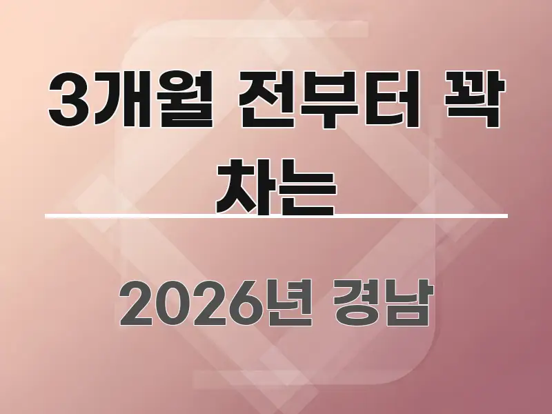 3개월 전부터 꽉 차는 핵심 요약 3개월 전부터 꽉 차는 전문적으로 분석한 정보 카드 디자인 이미지 - 본문 내용과 연관된 이미지