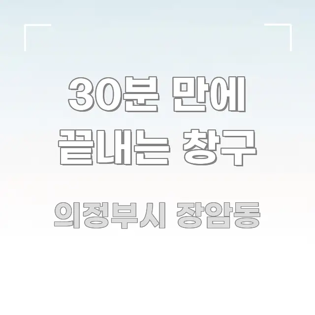 30분 만에 끝내는 창구 검증된 정보로 구성된 핵심 정보 비주얼 - 참고용 이미지