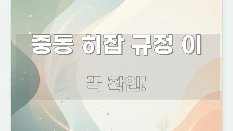 중동 히잡 규정 이 꼭 필요한 정보만 담은 카드뉴스 스타일 이미지 - 본문 내용과 연관된 이미지