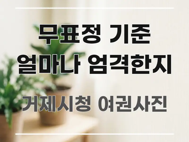 무표정 기준 얼마나 엄격한지 한눈에 들어오는 블로그 대표 이미지