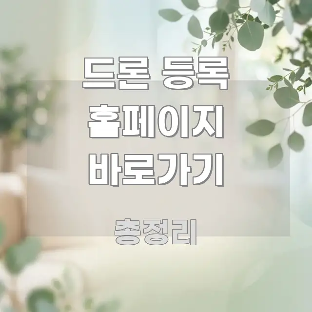 드론 등록 홈페이지 바로가기 쉽게 읽히는 블로그 섹션 구분 이미지 - 본문 내용과 연관된 이미지
