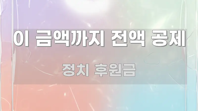 이 금액까지 전액 공제 깔끔하게 정리된 정보 카드 디자인 이미지 - 설명을 돕는 이미지