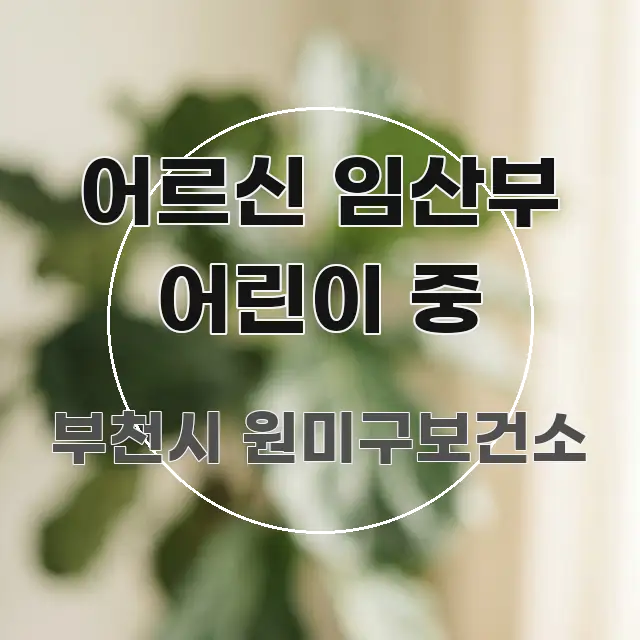 어르신 임산부 어린이 중 심플하고 명확하게 정리한 텍스트 중심 디자인 표지 - 가독성을 높이는 이미지