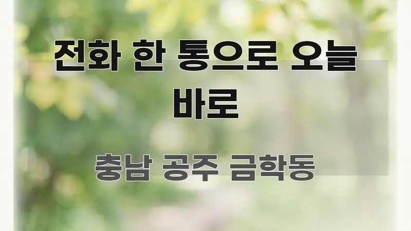 전화 한 통으로 오늘 바로 바로 활용 가능한 카드뉴스 스타일 이미지 - 설명을 돕는 이미지
