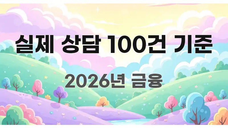 실제 상담 100건 기준 핵심 개념을 담은 읽기 좋은 정보 카드 - 글 흐름을 돕는 시각 자료