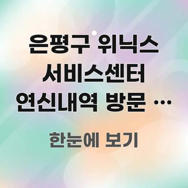 은평구 위닉스 서비스센터 연신내역 방문 | 예약 없이 주요 포인트를 요약한 블로그 포스트 커버 이미지 - 참고용 이미지