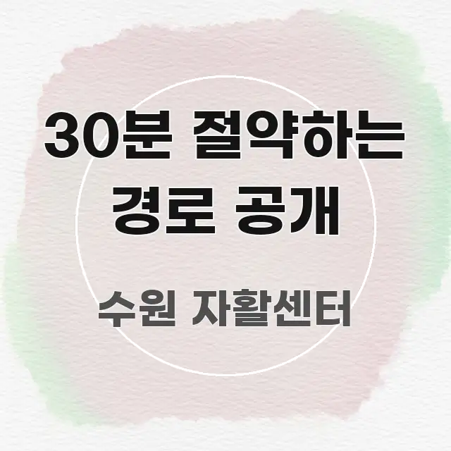 30분 절약하는 경로 공개 시선을 사로잡는 핵심 요약 디자인 카드 - 참고용 이미지