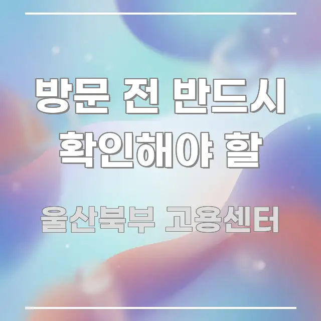 방문 전 반드시 확인해야 할 주요 흐름을 설명한 콘텐츠 요약 표지 이미지