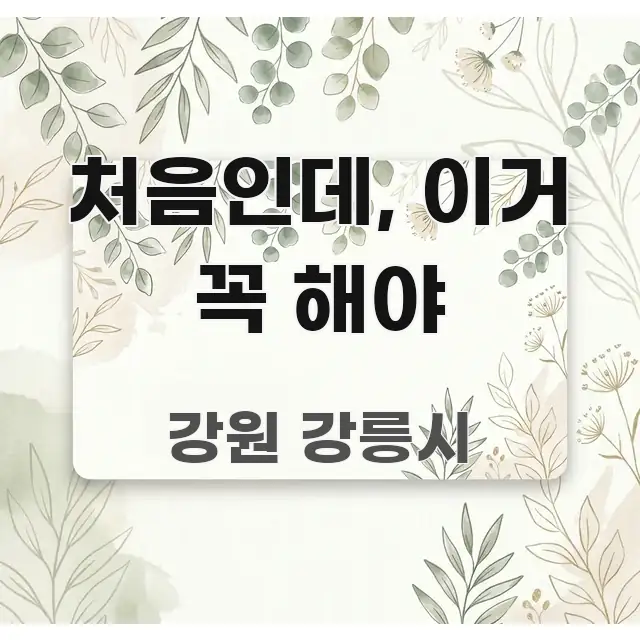 처음인데, 이거 꼭 해야 효율적으로 구성된 텍스트 중심 디자인 표지 - 독자 이해를 위한 이미지