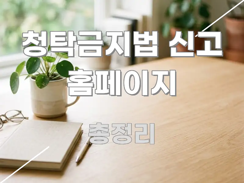 청탁금지법 신고 홈페이지 정보 이미지 청탁금지법 신고 홈페이지 전문적으로 분석한 스마트 정보 카드 - 본문 내용과 연관된 이미지