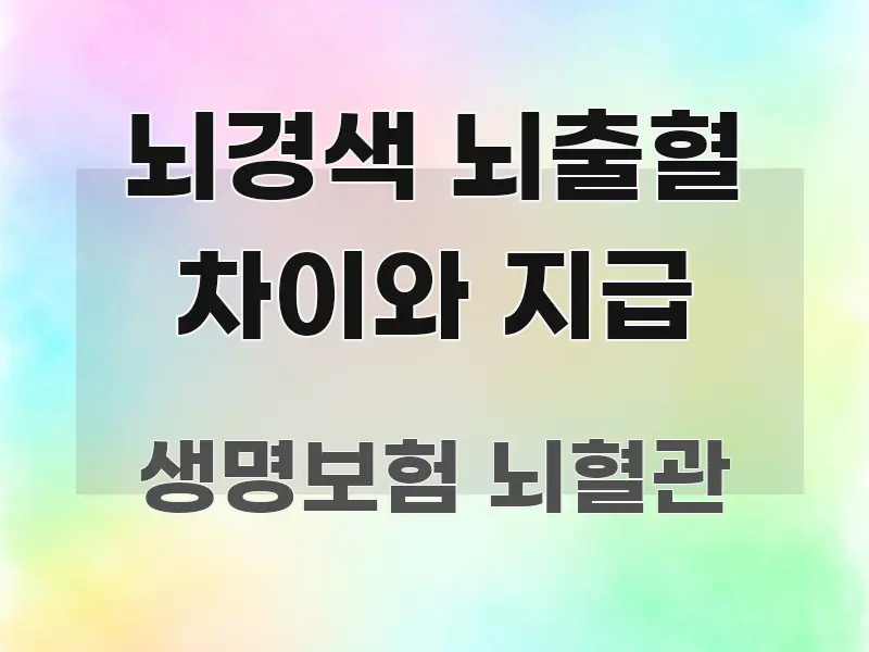 뇌경색 뇌출혈 차이와 지급 신뢰할 수 있는 정보를 담은 블로그 섹션 구분 이미지 - 활용 예시 이미지