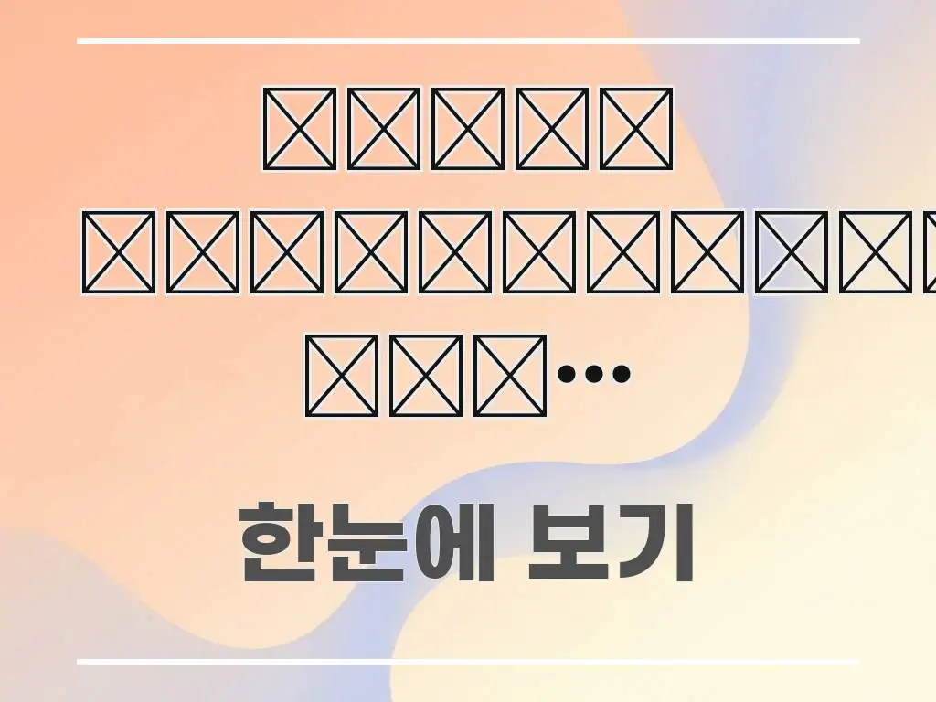 보험 반려동물 카페 운영 스마트하게 정리된 스마트 정보 카드