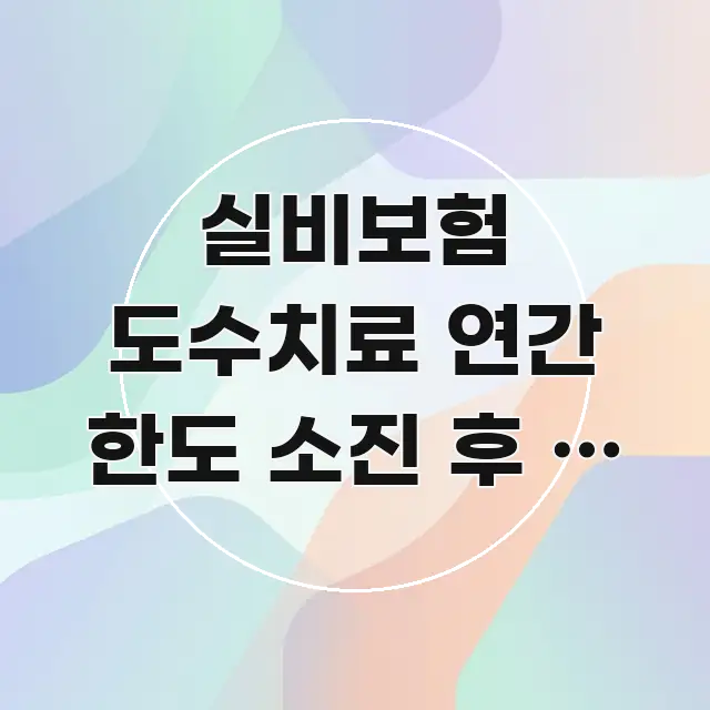 실비보험 도수치료 연간 한도 소진 후 | 도수 한도 다 흐름을 잡아주는 블로그 섹션 구분 이미지 - 활용 예시 이미지