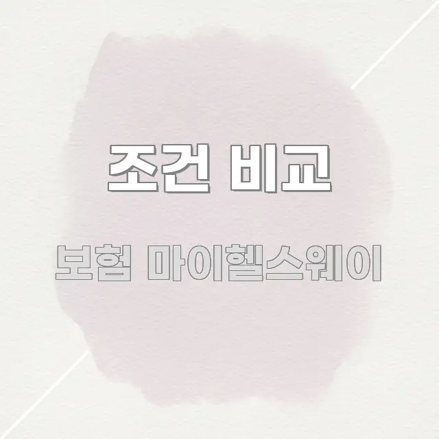 조건 비교 검증된 정보로 구성된 읽기 좋은 정보 카드
