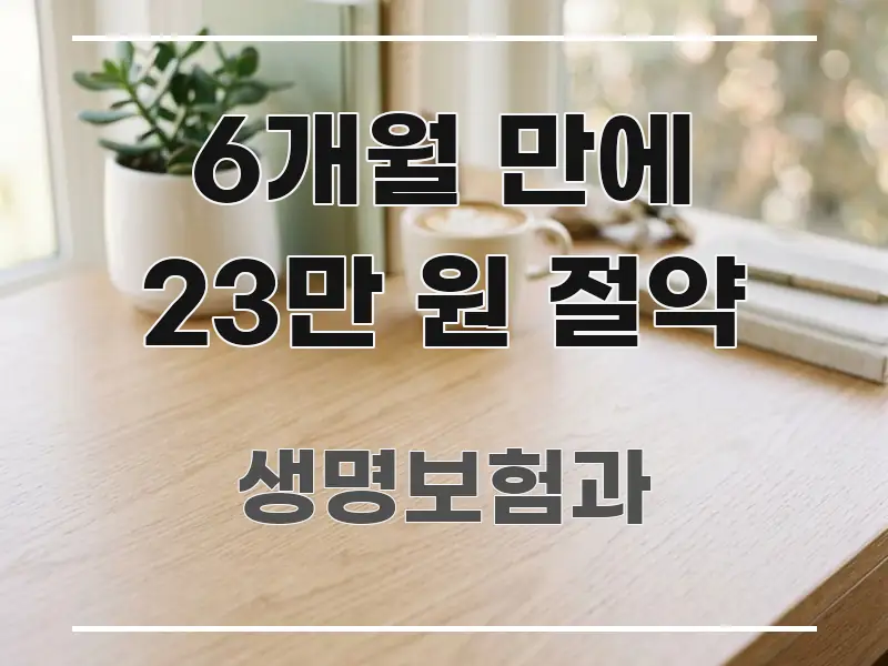 6개월 만에 23만 원 절약 심플하고 명확하게 정리한 블로그 헤더 이미지 - 본문 내용과 연관된 이미지