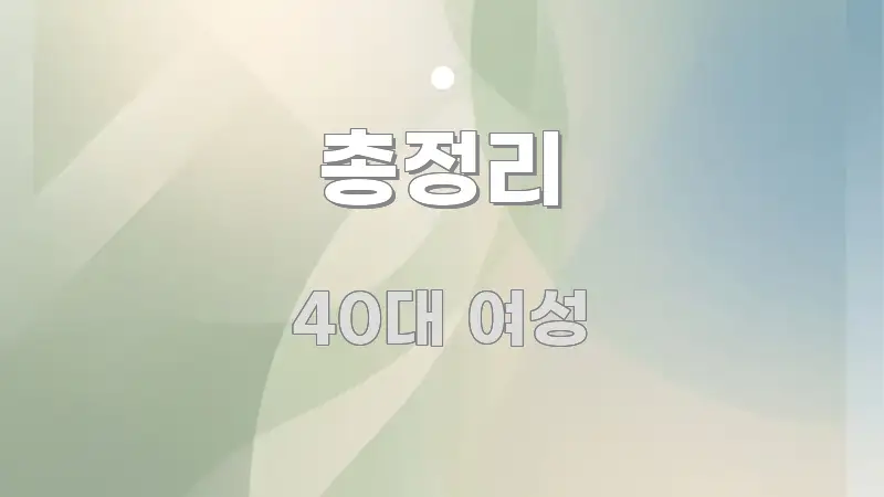총정리 주요 포인트를 요약한 읽기 좋은 정보 카드 - 가독성을 높이는 이미지