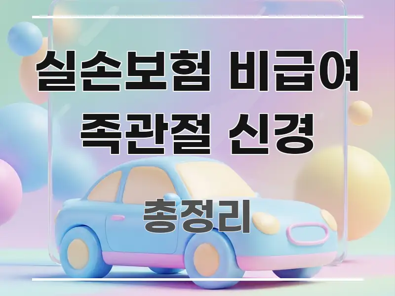 실손보험 비급여 족관절 신경 정보 이미지 실손보험 비급여 족관절 신경 빠르게 이해할 수 있는 블로그 포스트 커버 이미지 - 설명을 돕는 이미지