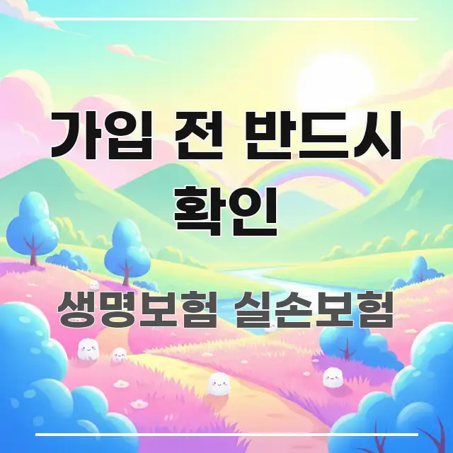 가입 전 반드시 확인 검증된 정보로 구성된 타이포그래피 블로그 표지 - 글 흐름을 돕는 시각 자료