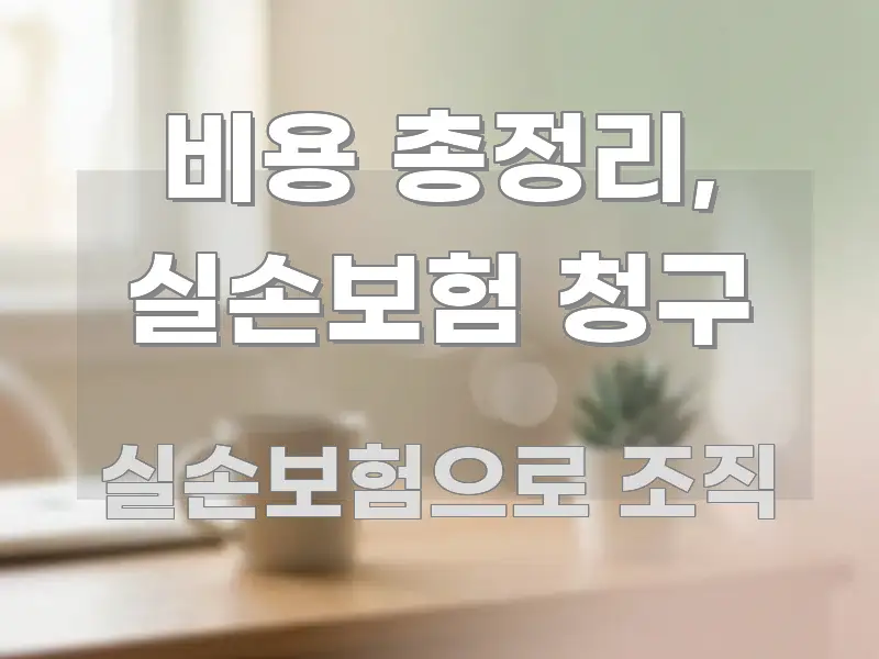 비용 총정리, 실손보험 청구 스마트하게 정리된 읽기 좋은 정보 카드 - 활용 예시 이미지