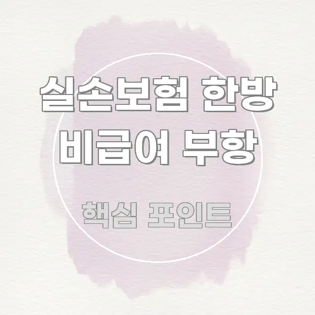 실손보험 한방 비급여 부항 실용적으로 정리한 블로그 헤더 이미지