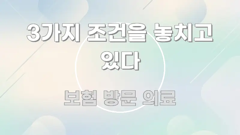 3가지 조건을 놓치고 있다 이해하기 쉬운 심플 타이포그래피 표지 - 독자 이해를 위한 이미지