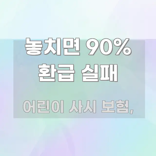 놓치면 90% 환급 실패 쉽게 따라할 수 있는 정보 요약 인포그래픽 이미지 - 내용 요약을 위한 이미지